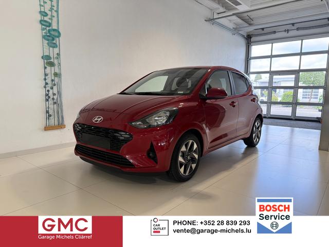 Hyundai i10 - GO+ 1.2 MT 58 kW (79 PS) Klimaautomatik, Navigationssystem, Apple CarPlay & Android Auto, Sitzheizung, Lenkradheizung, Einparkhilfe hinten, R&uuml;ckfahrkamera, Privacy Glass, 15" Leichtmetallfelgen, uvm.