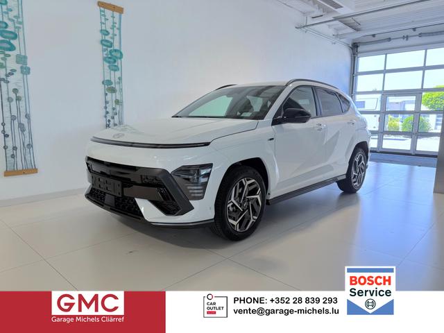 Hyundai KONA - N Line 1.0 T-GDI 2WD 88 kW (120 PS) Lenkradheizung, Sitzheizung, 2-Zonen-Klimaautomatik, 360&deg; &Uuml;bersichtskamera, Geschwindigkeitslimitassitent, Navigationssystem, DAB, Apple CarPlay, Android Auto, 18 Zoll Leichtmetallfelgen, uvm.