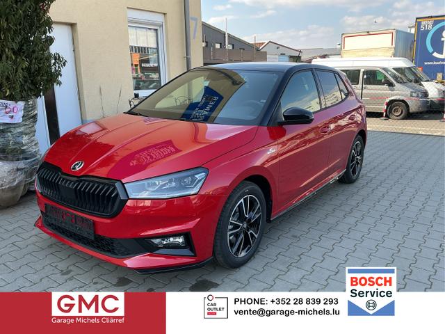 Skoda Fabia - Monte Carlo 5J. Garantie ACC Beheizbare WS Doppelter Kofferraumboden Klimaauto 16 Zoll LM Bi-LED Kamera Kessy