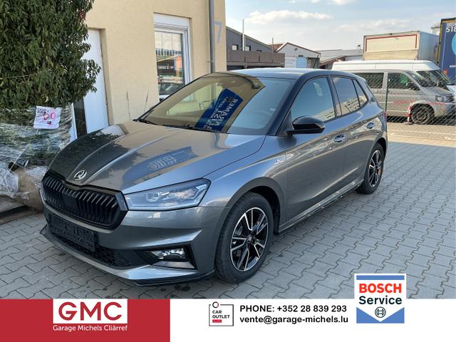 Skoda Fabia - Monte Carlo 5J. Garantie Beheizbare WS Dppelter Kofferraumboden Klimaauto 16 Zoll LM Bi-LED Kamera Kessy