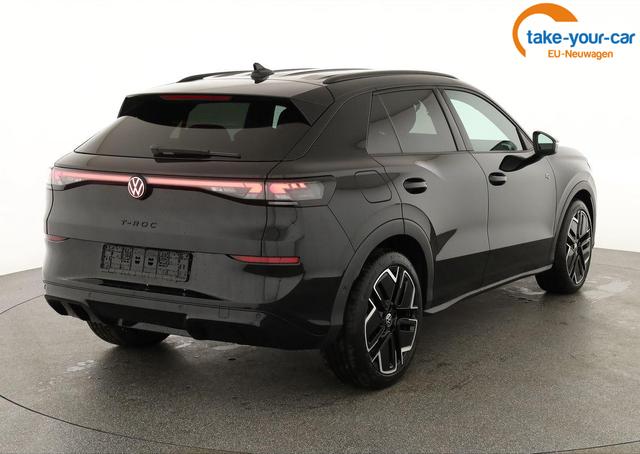 Volkswagen T-Roc 1.5 eTSI 110 kW R-Line DSG Black, AHK, IQ.Light, Kamera, el. Klappe, 19-Zoll 