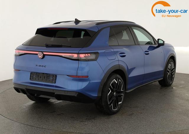 Volkswagen T-Roc 1.5 eTSI 110 kW R-Line DSG Black, AHK, IQ.Light, Kamera, el. Klappe, 19-Zoll 