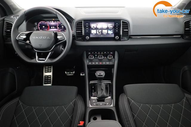 Skoda Karoq Sportline 1.5 TSI DSG Sportline, Pano, AHK, Navi, CANTON, Matrix, AreaView, Side, el. Klappe, FS-beheizbar, 5 J.-Garantie 