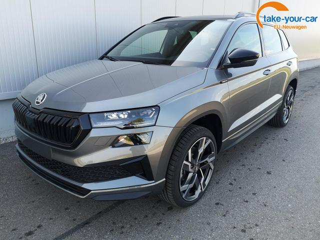 Skoda Karoq - Sportline 2.0TDI DSG 4x4 AHK Matrix Leder 19 Zoll Vorlauffahrzeug