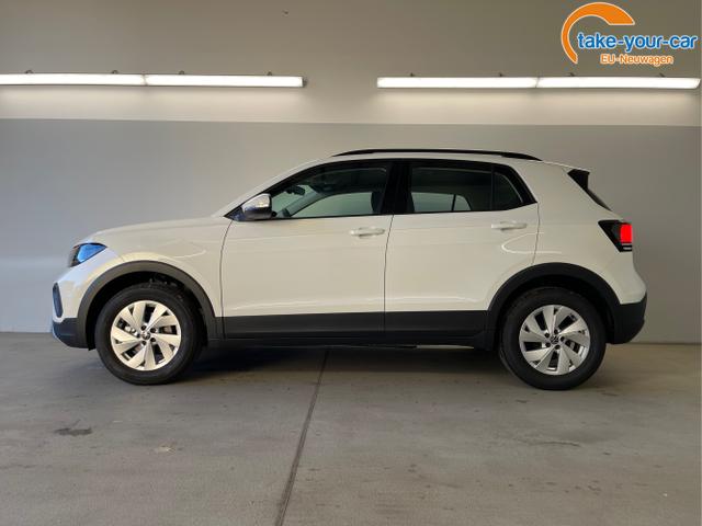 Volkswagen / T-Cross / Wei&szlig; / / / 95PS PDC vo+hi+Shz+App+Side+Travel