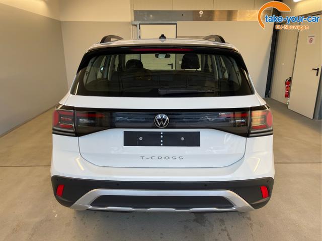 Volkswagen / T-Cross / Wei&szlig; / / / 95PS PDC vo+hi+Shz+App+Side+Travel