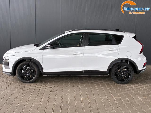Hyundai BAYON Blackline 1.0 T-GDI 6MT / LED Sitz + Lenkradheizung Navi Tempomat Alu 16" 