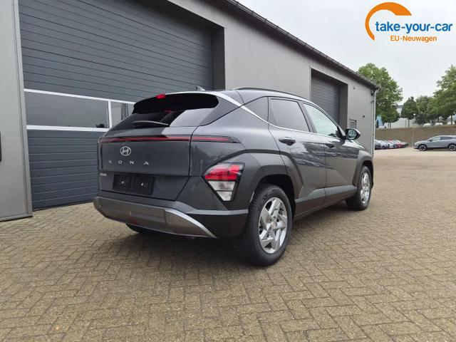 Hyundai KONA Trend 1.6 T-GDI 150PS Automatik Voll-LED-Scheinw. Sitzheizung Lenkradheizung ACC Klimaautomatik Navi Touchscreen DAB+ Apple CarPlay + Android Auto PDC v+h R&uuml;ckf.Kamera 2xKeyless 17-LM 
