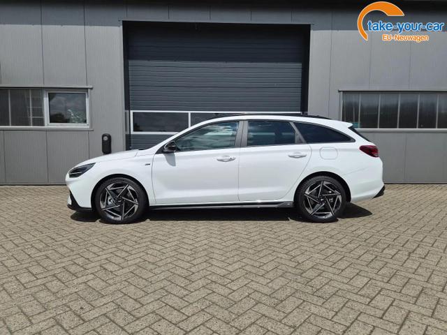 Hyundai i30 Kombi 1.6 T-GDI 150PS Automatik N-Line Sitzheizung Lenkradheizung Klimaautomatik Navi 10,3"-Touchscreen Bluelink Apple CarPlay + Android Auto PDC v+h R&uuml;ckf.Kamera 18-LM 