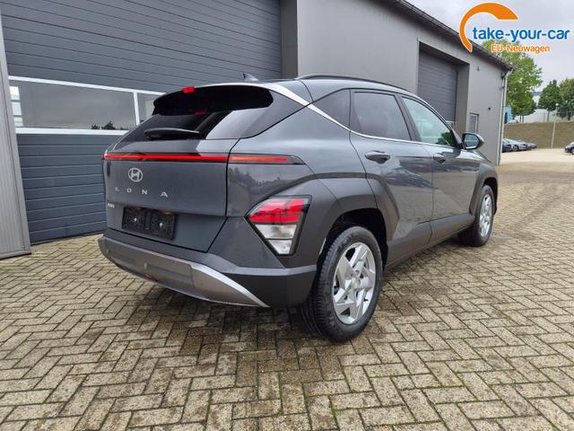 Hyundai KONA Trend 1.6 T-GDI 150PS Voll-LED-Scheinw. Sitzheizung Lenkradheizung Klimaautomatik Tempomat Navi Touchscreen DAB+ Apple CarPlay + Android Auto PDC v+h R&uuml;ckf.Kamera 2xKeyless 17-LM 