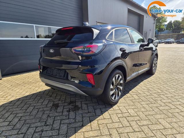 Ford Puma Titanium 1.0 Hybrid 125PS Autom. abnehm. AHK ACC 4xKamera Klimaautomatik Sitzheizung Lenkradheizung Frontscheibe beheizb. LED-Scheinwerfer SYNC4 Bluetooth Apple CarPlay Android Auto PDC v+h 