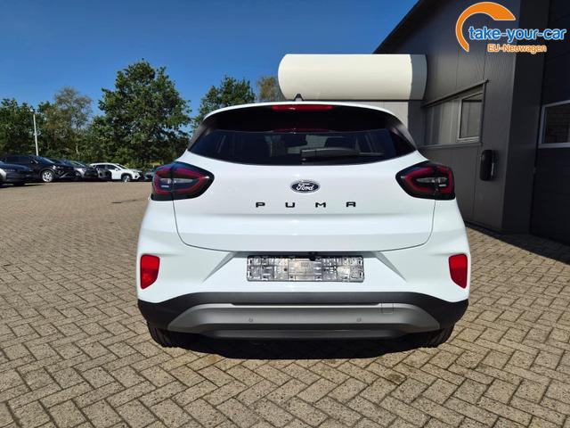Ford Puma Titanium 1.0 Hybrid 125PS Autom. abnehm. AHK ACC 4xKamera Klimaautomatik Sitzheizung Lenkradheizung Frontscheibe beheizb. LED-Scheinwerfer SYNC4 Bluetooth Apple CarPlay Android Auto PDC v+h 