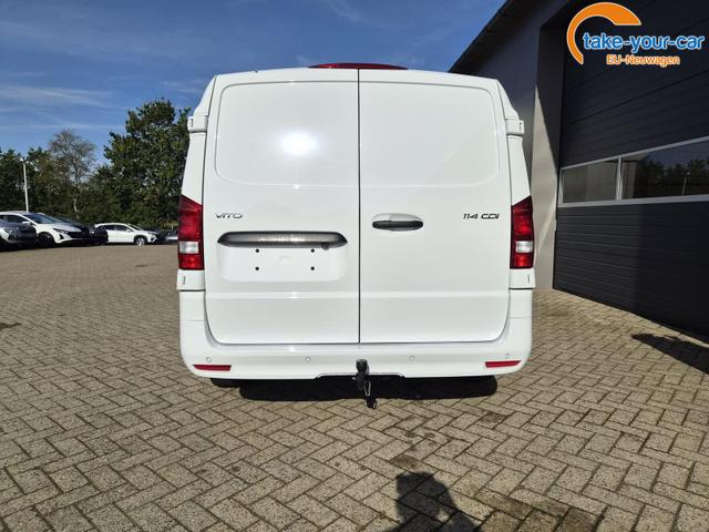 Mercedes-Benz Vito 114 PRO L2 2.0 CDI 136PS Automatik 2,8t 2-Sitzer Chrompaket innen AHK Klimaautomatik Bluetooth DAB Apple CarPlay Android Auto PDC v+h R&uuml;ckf.Kamera Tempomat Ganzj.Reifen 