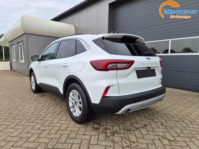 Ford Kuga Titanium 243PS PHEV Automatik schwenkb. AHK elektr. PanoDach Sitzheizung v+h Lenkradheizung Frontscheibe beheizb. Klimaautomatik Navi SYNC4 Apple CarPlay Android Auto Touchscreen PDC 4xKamera 2xKeyless 17"LM vollelektr. Reichweite 66KM 
