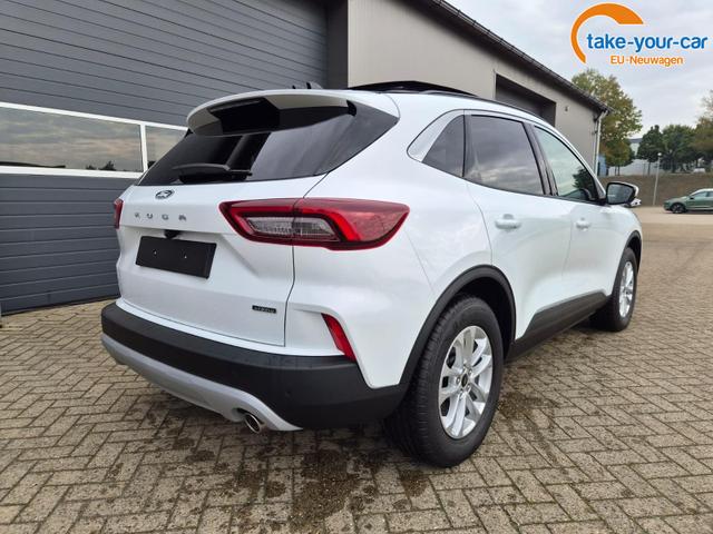 Ford Kuga Titanium 243PS PHEV Automatik schwenkb. AHK elektr. PanoDach Sitzheizung v+h Lenkradheizung Frontscheibe beheizb. Klimaautomatik Navi SYNC4 Apple CarPlay Android Auto Touchscreen PDC 4xKamera 2xKeyless 17"LM vollelektr. Reichweite 66KM 