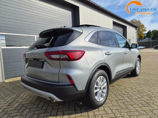 Ford Kuga Titanium 243PS PHEV Automatik schwenkb. AHK elektr. PanoDach Sitzheizung v+h Lenkradheizung Frontscheibe beheizb. Klimaautomatik Navi SYNC4 Apple CarPlay Android Auto Touchscreen PDC 4xKamera 2xKeyless 17"LM vollelektr. Reichweite 66KM 