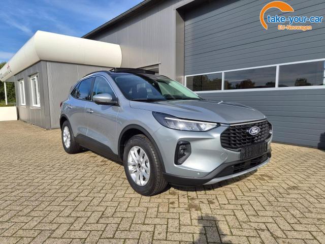 Ford Kuga Titanium 243PS PHEV Automatik schwenkb. AHK elektr. PanoDach Sitzheizung v+h Lenkradheizung Frontscheibe beheizb. Klimaautomatik Navi SYNC4 Apple CarPlay Android Auto Touchscreen PDC 4xKamera 2xKeyless 17"LM vollelektr. Reichweite 66KM 