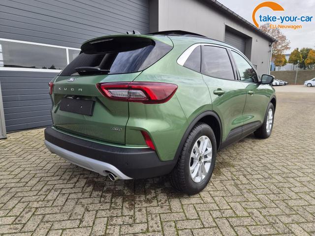 Ford Kuga Titanium 243PS PHEV Automatik schwenkb. AHK elektr. PanoDach Sitzheizung v+h Lenkradheizung Frontscheibe beheizb. Klimaautomatik Navi SYNC4 Apple CarPlay Android Auto Touchscreen PDC 4xKamera 2xKeyless 17"LM vollelektr. Reichweite 66KM 