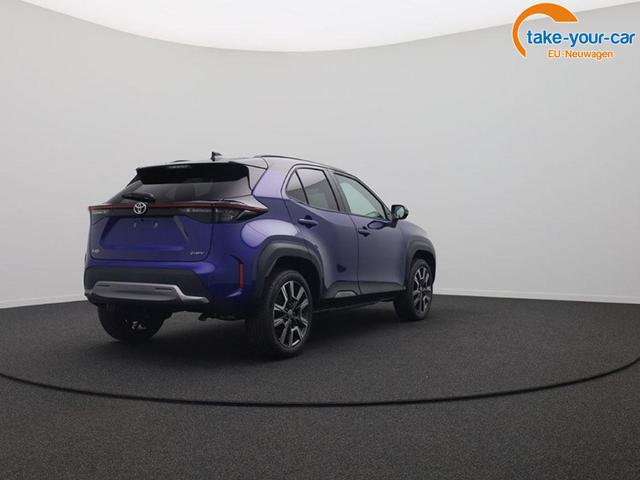 Toyota Yaris Cross 1.5-l 130PS HEV Automatik Style Matrix-LED 4xKamera elektr. Heckklappe Sitzheizung Lenkradheizung Klimaautomatik Navi Bluetooth wireless Apple CarPlay + Android Auto ACC PDC v+h 18"LM 