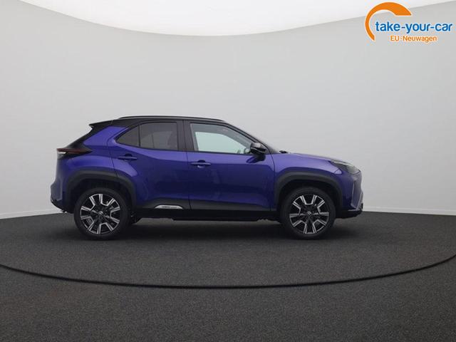 Toyota Yaris Cross 1.5-l 130PS HEV Automatik Style Matrix-LED 4xKamera elektr. Heckklappe Sitzheizung Lenkradheizung Klimaautomatik Navi Bluetooth wireless Apple CarPlay + Android Auto ACC PDC v+h 18"LM 