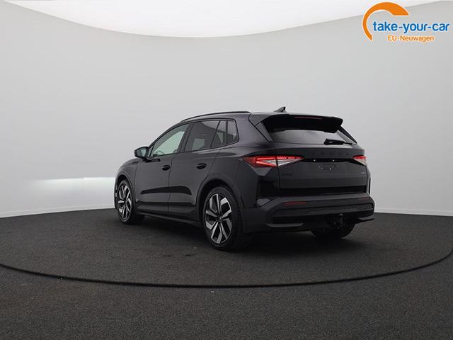 Skoda Elroq 85 Sportline 286PS Automatik schwenkb. AHK Teil-Leder Klimaautomatik Sitzheizung v+h Lenkradheizung Frontscheibe beheizb. ACC R&uuml;ckf.Kamera PDC wireless Apple Carplay Android Auto 2xKeyless 20-LM vollelektr. Reichweite 561Km 