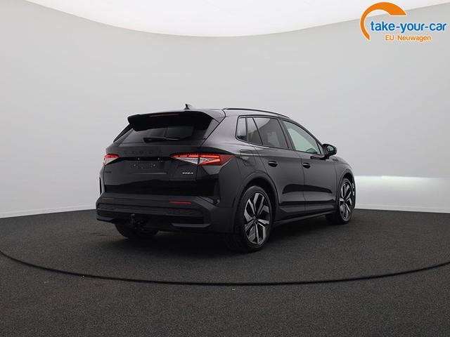 Skoda Elroq 85 Sportline 286PS Automatik schwenkb. AHK Teil-Leder Klimaautomatik Sitzheizung v+h Lenkradheizung Frontscheibe beheizb. ACC R&uuml;ckf.Kamera PDC wireless Apple Carplay Android Auto 2xKeyless 20-LM vollelektr. Reichweite 561Km 