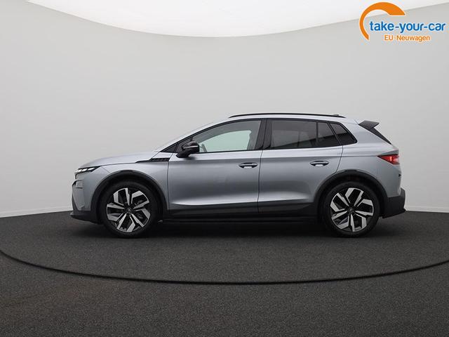Skoda Elroq 85 Sportline 286PS Automatik schwenkb. AHK Teil-Leder Klimaautomatik Sitzheizung v+h Lenkradheizung Frontscheibe beheizb. ACC R&uuml;ckf.Kamera PDC wireless Apple Carplay Android Auto 2xKeyless 20-LM vollelektr. Reichweite 561Km 