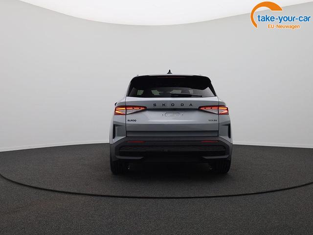 Skoda Elroq 85 Sportline 286PS Automatik schwenkb. AHK Teil-Leder Klimaautomatik Sitzheizung v+h Lenkradheizung Frontscheibe beheizb. ACC R&uuml;ckf.Kamera PDC wireless Apple Carplay Android Auto 2xKeyless 20-LM vollelektr. Reichweite 561Km 