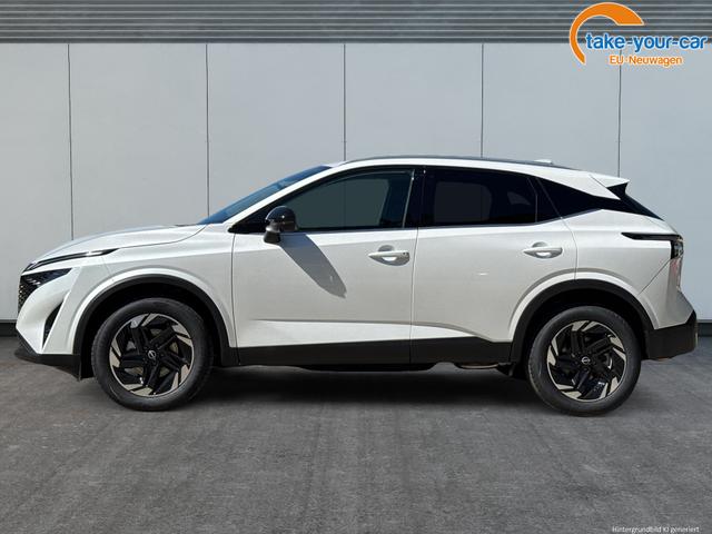 Nissan / Qashqai / Wei&szlig; / / / EL. HECKKL+HEAD-UP+KAMERA+ACC+PDC+SHZ+LED , Beispielbilder, ggf. teilweise mit Sonderausstattung