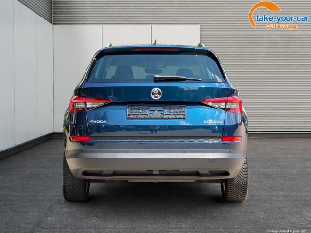 Skoda / Kodiaq / Blau / / / AHK+STANDHEIZUNG+ACC+19ALU+DAB