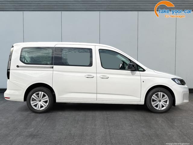 Volkswagen / Caddy Maxi / Wei&szlig; / / / Caddy Maxi KAMERA+APP+PDC+ACC+LANE ASSIST, Beispielbilder, ggf. teilweise mit Sonderausstattung