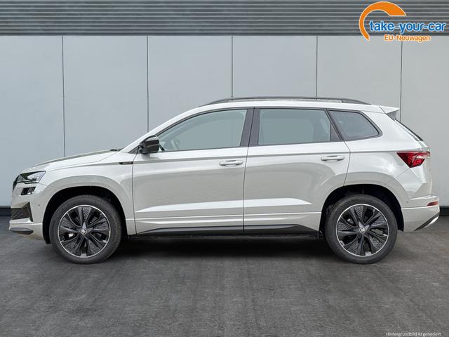 Skoda / Karoq / Grau / / / 1.5 TSI-DSG Sportline NAVI+360&deg;Kamera+ACC+KESSY+18'LM