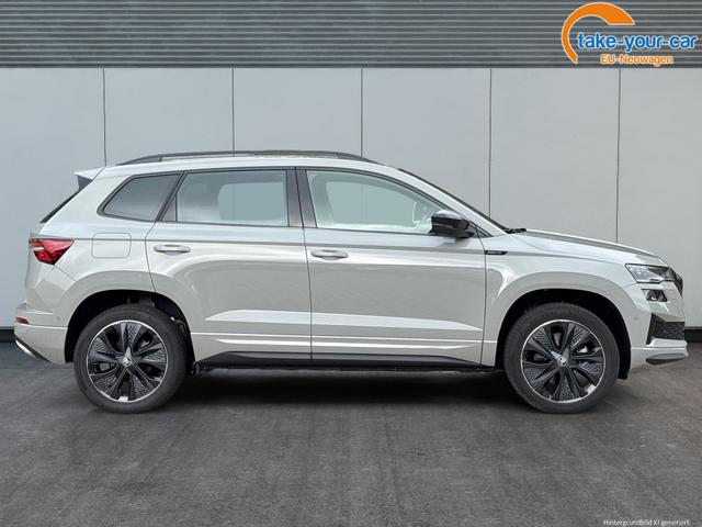Skoda / Karoq / Grau / / / 1.5 TSI-DSG Sportline NAVI+360&deg;Kamera+ACC+KESSY+18'LM