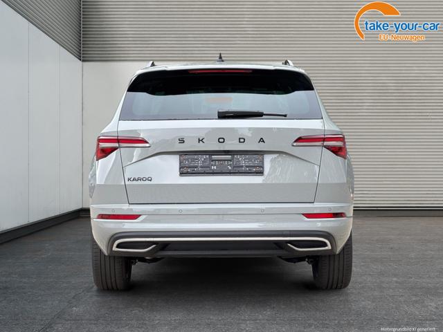 Skoda / Karoq / Grau / / / 1.5 TSI-DSG Sportline NAVI+360&deg;Kamera+ACC+KESSY+18'LM