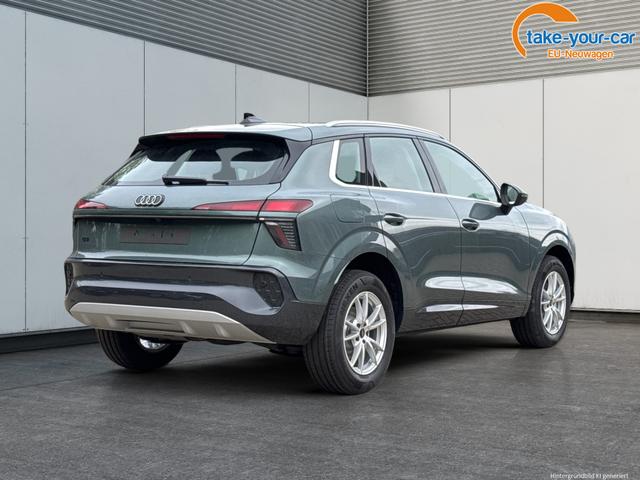 Audi / Q3 / Gr&uuml;n / / / AHK+KAMERA+NAVI+EL. HECKKL.+LED+17'LM