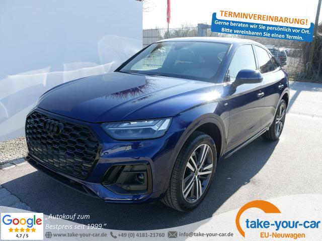 Audi Q5 Sportback - 50 TFSIe quattro S line *PANO*NAVI*20 ZOLL*MATRIX*OPTIKPAKET SCHWARZ*SHZ*PDC Vorlauffahrzeug