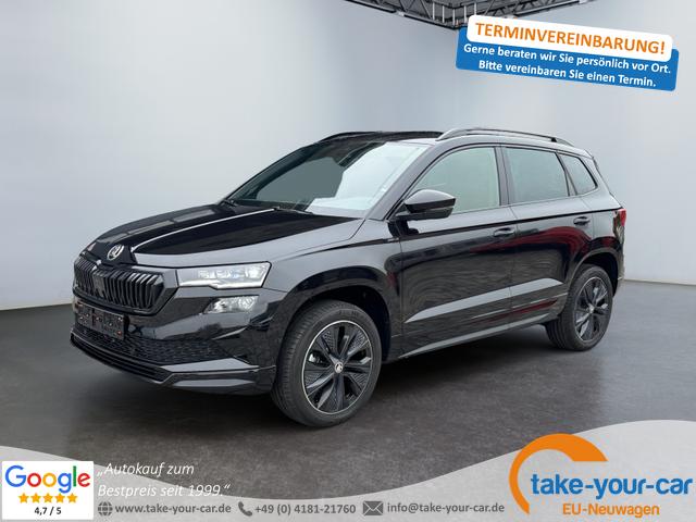 Skoda Karoq - 1,5 TSI DSG Sportline 2ZKli AHK ACC SHT PDC Kam 5JG Vorlauffahrzeug