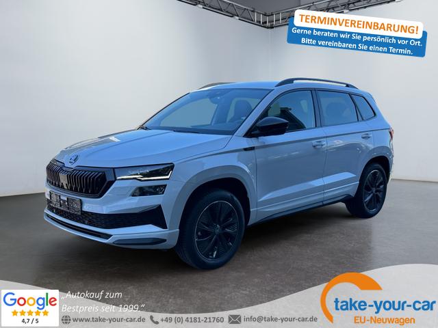 Skoda Karoq - 2,0 TSI 4x4 DSG Sportline 2ZKli AHK ACC SHT PDC Kam 5JG Vorlauffahrzeug