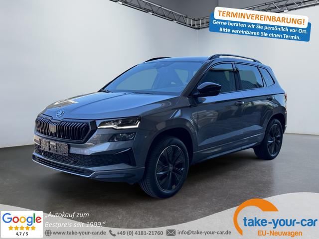 Skoda Karoq - 2,0 TSI 4x4 DSG Sportline 2ZKli AHK ACC SHT PDC Kam 5JG Vorlauffahrzeug