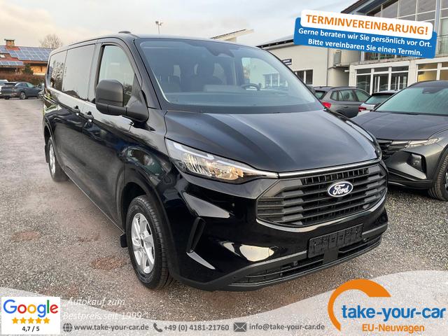 Ford Transit Custom - 320 L2 AWD Trend Kombi 2.0 Allrad H1 Trend, 9-Sitzer, AHK, Navi, Heckflügeltüren Vorlauffahrzeug
