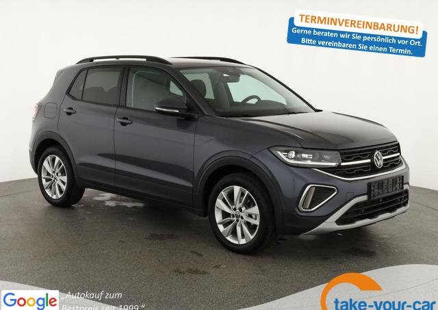 Volkswagen T-Cross - 1.0 TSI 85 kW Life DSG Life, IQ.Light, AHK, ACC, Kamera, 17-Zoll, Winterpaket Vorlauffahrzeug
