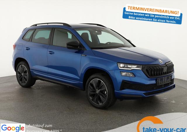 Skoda Karoq - Sportline 4x4 2.0 TDI DSG Sportline, Matrix, AHK, Kamera Vorlauffahrzeug