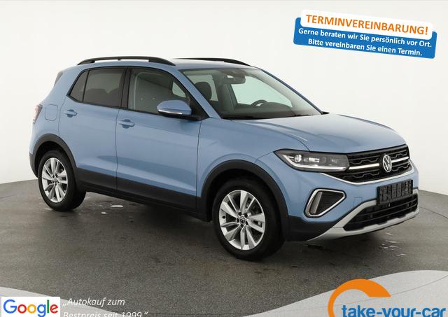 Volkswagen T-Cross - 1.0 TSI 85 kW Life DSG Life, AHK, IQ.Light, Kamera, 17-Zoll, Winterpaket Vorlauffahrzeug