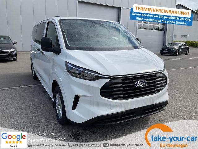 Ford Transit Custom - 320 L2 AWD Trend Kombi 2.0 Allrad H1 Trend, 9-Sitzer, AHK, Navi, Heckflügeltüren Vorlauffahrzeug
