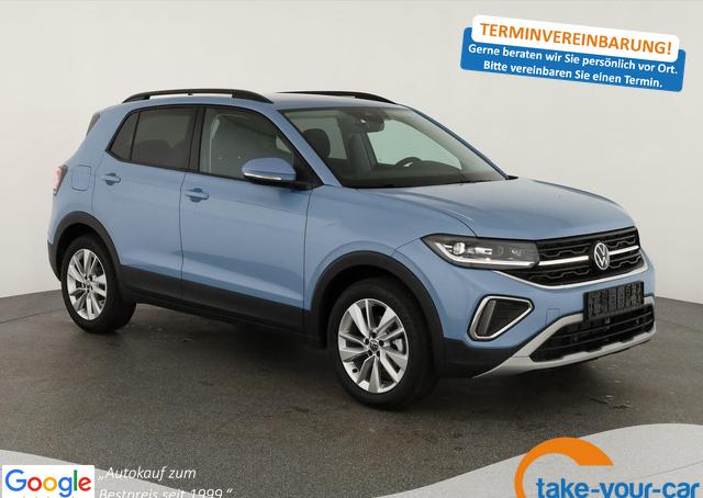 Volkswagen T-Cross - 1.0 TSI 85 kW Life DSG Life, IQ.Light, AHK, ACC, Kamera, 17-Zoll, Winterpaket Vorlauffahrzeug