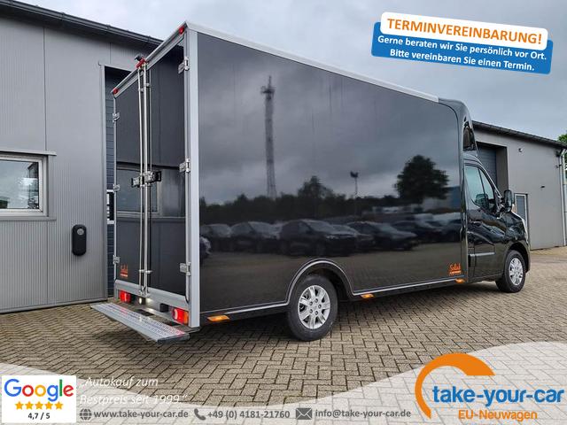 Renault Master Kastenwagen - Kofferaufbau 2.3 dCi 165PS 3,5t 3-Sitzer Klima Navi Rückf.Kamera Hecktüren 270° Innenraumverkleidung Laderaum 4100x2120 Vorlauffahrzeug