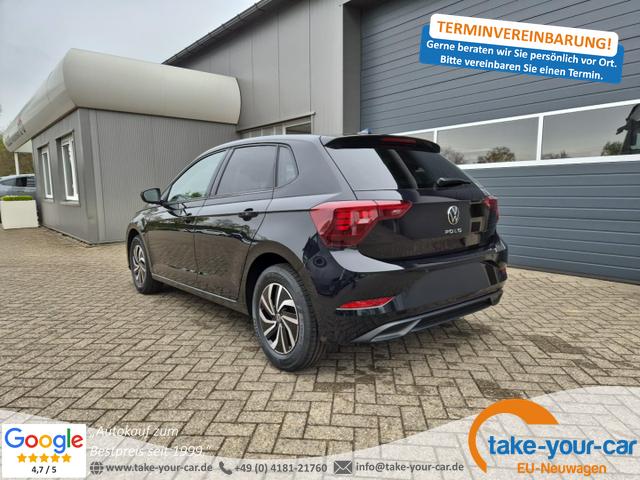 Volkswagen Polo - Life 1.0 TSI 95PS Rückf.Kamera Sitzheizung Digital Cockpit Klima PDC abgd.Scheiben Bluetooth Apple Car Play Android Auto 15-LM Vorlauffahrzeug