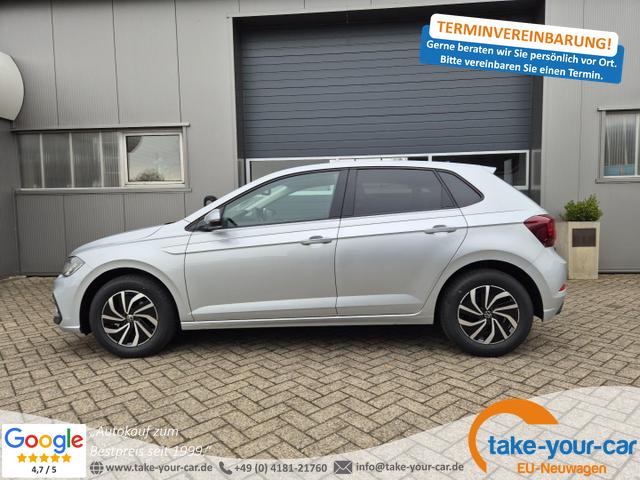 Volkswagen Polo - Life 1.0 TSI 95PS Rückf.Kamera Sitzheizung Digital Cockpit Klima PDC abgd.Scheiben Bluetooth Apple Car Play Android Auto 15-LM Vorlauffahrzeug