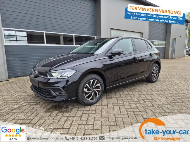 Volkswagen Polo - Life 1.0 TSI 95PS Rückf.Kamera Sitzheizung Digital Cockpit Klima PDC abgd.Scheiben Bluetooth Apple Car Play Android Auto 15-LM Vorlauffahrzeug