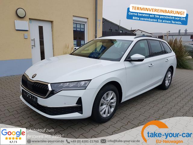 Skoda Octavia Combi - Selection NEUES MODELL AHK Klimaauto. PDC SHZ vorn Virt. Cockpit 16 Zoll LM ACC Sunset variabl. Ladeboden Vorlauffahrzeug